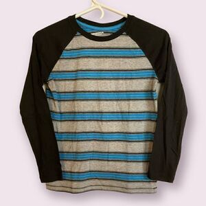 Arizona Jeans Co Boys Striped Long Sleeve Tee Shirt